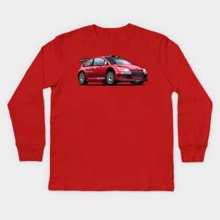 Citroen C4 WRC - Sebastien Loeb Kids Long Sleeve T-Shirt